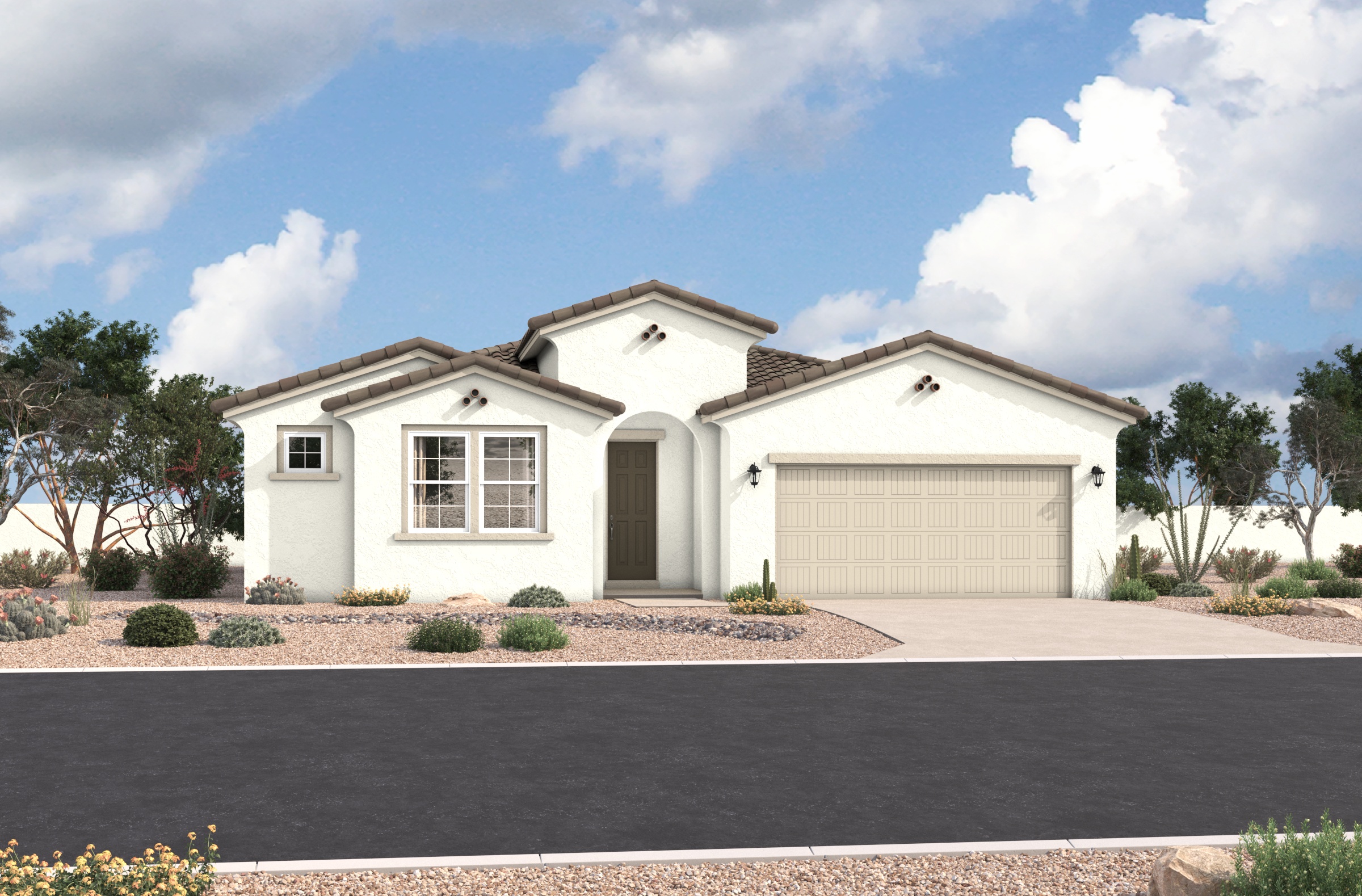 Rendering of a single family home planned for Montana Vista